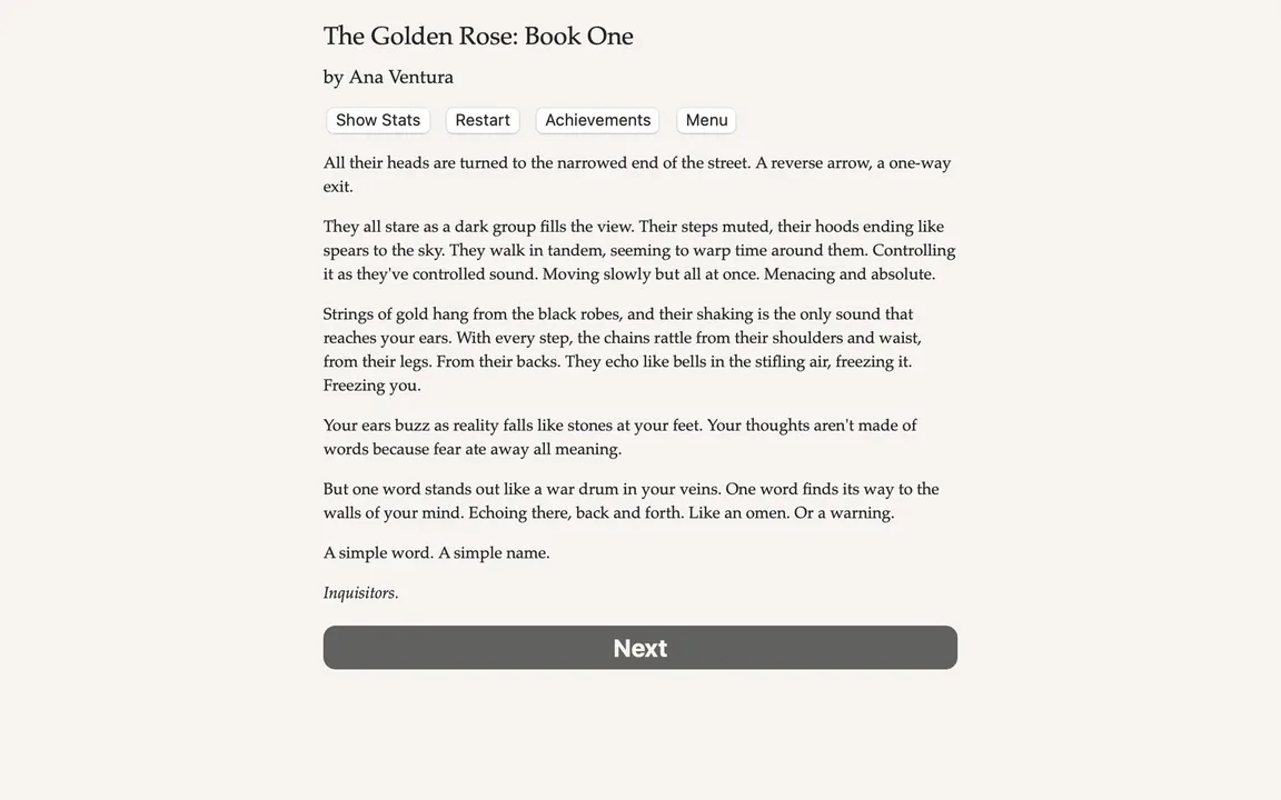 The Golden Rose: Book One screenshot 1