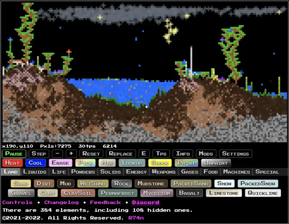Sandboxels screenshot 2