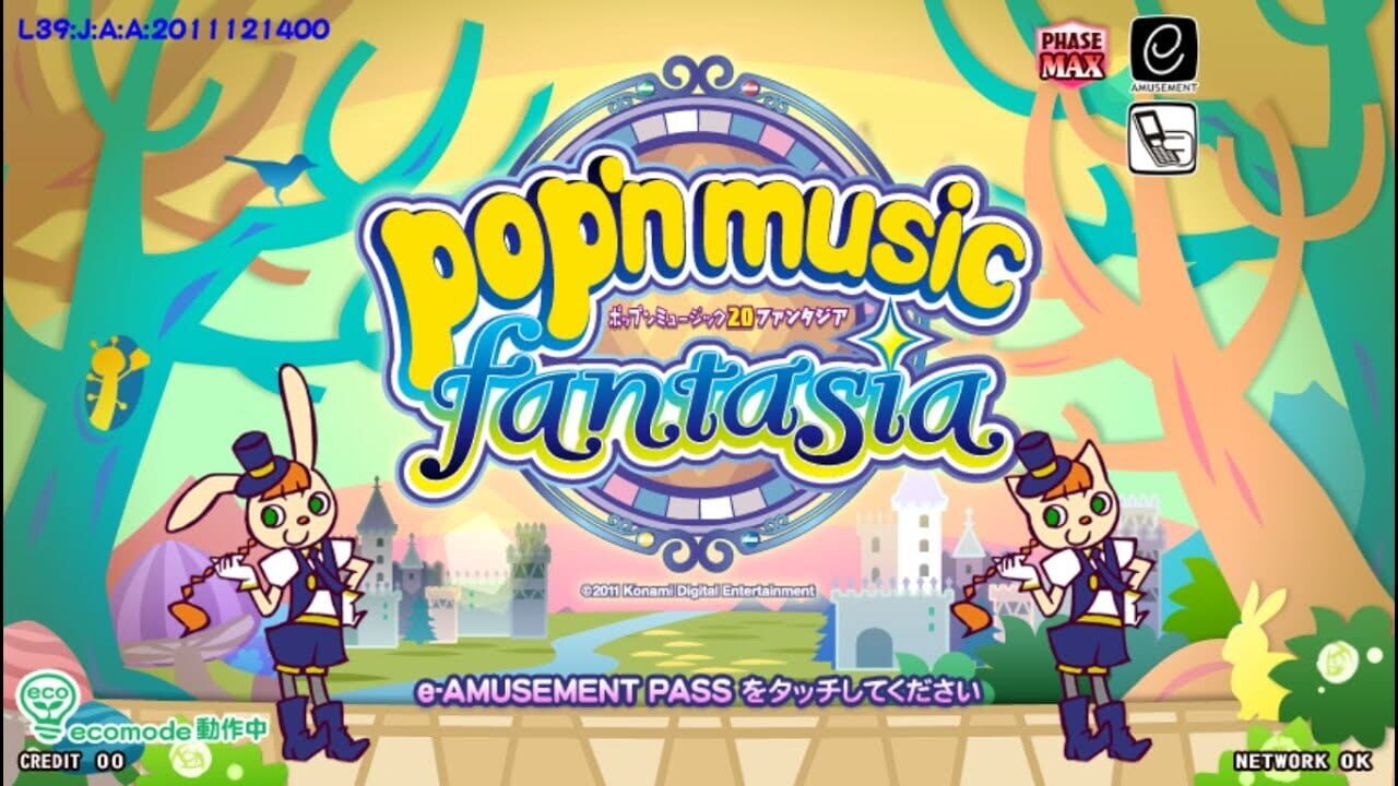 pop’n music 20 fantasia アーケードポスター Pop'n Music 20 Fantasia - Arcade Video Game Coinop Sales