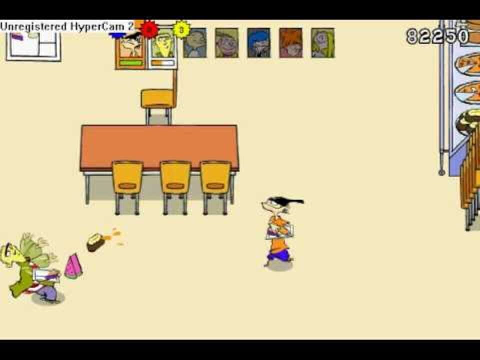 Jogo em flash de guerra de comida do Du, Dudu e Edu l Ed, Edd n Eddy in  Lunchroom Rumble 