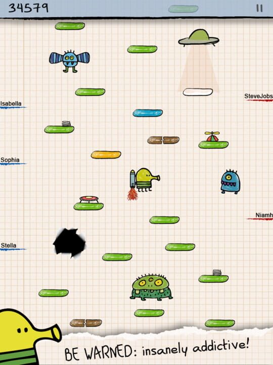 The Doodle Jump Series on Xbox