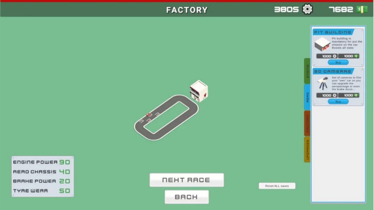 Capture de Formula 2D: Steer To Persevere