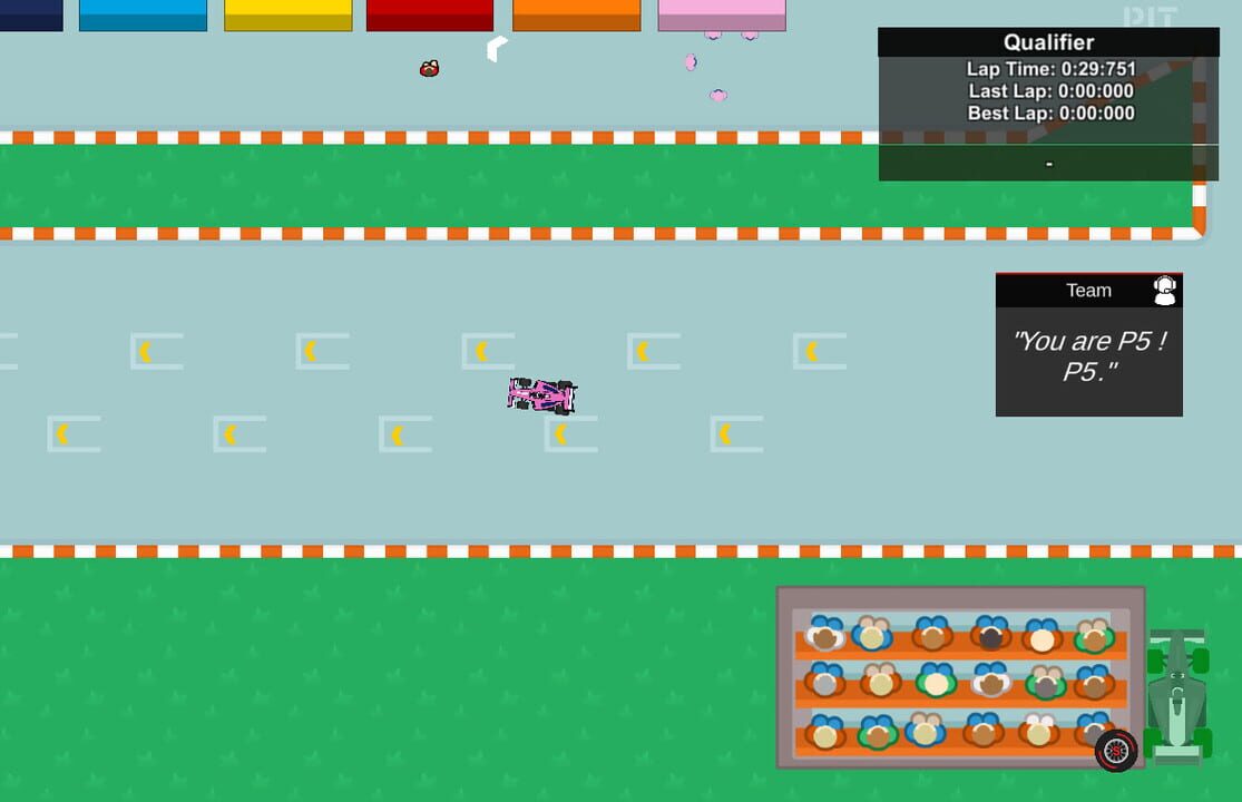 Capture de Formula 2D: Steer To Persevere