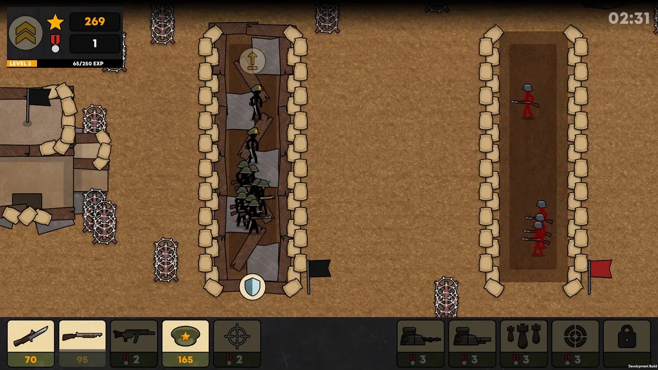 Stickman Trenches screenshot 1