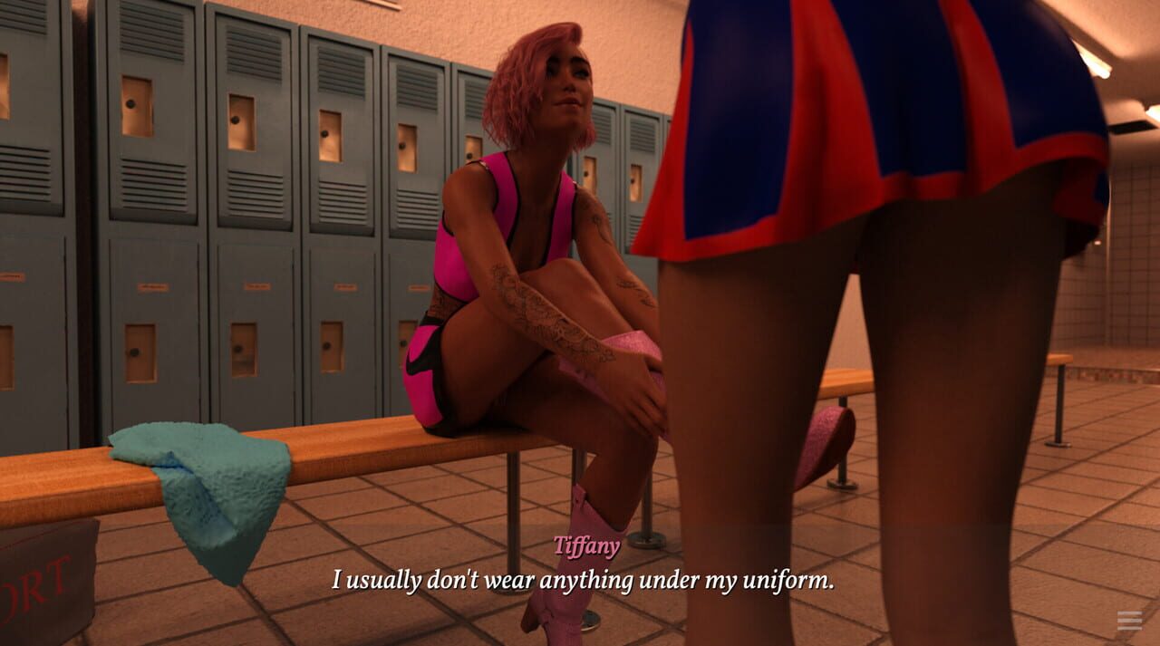 Gameplay de Futanari Sex: Locker Room Affair