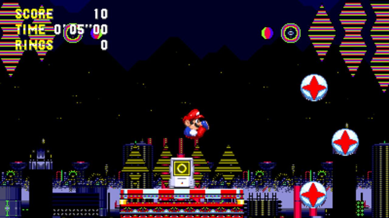 Super Mario in Sonic 3 AIR (2022)