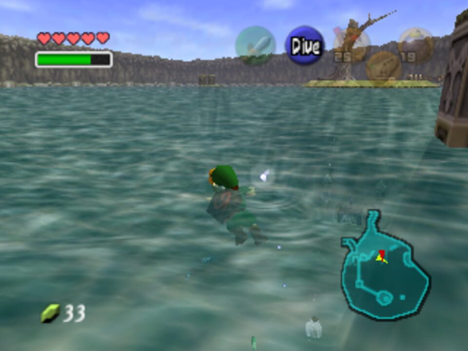 Screenshot of The Legend of Zelda: Ocarina of Time (Wii, 1998) - MobyGames