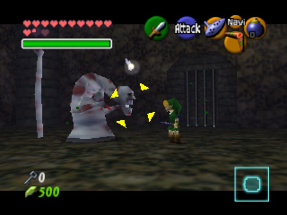 Screenshot of The Legend of Zelda: Ocarina of Time (Wii, 1998) - MobyGames