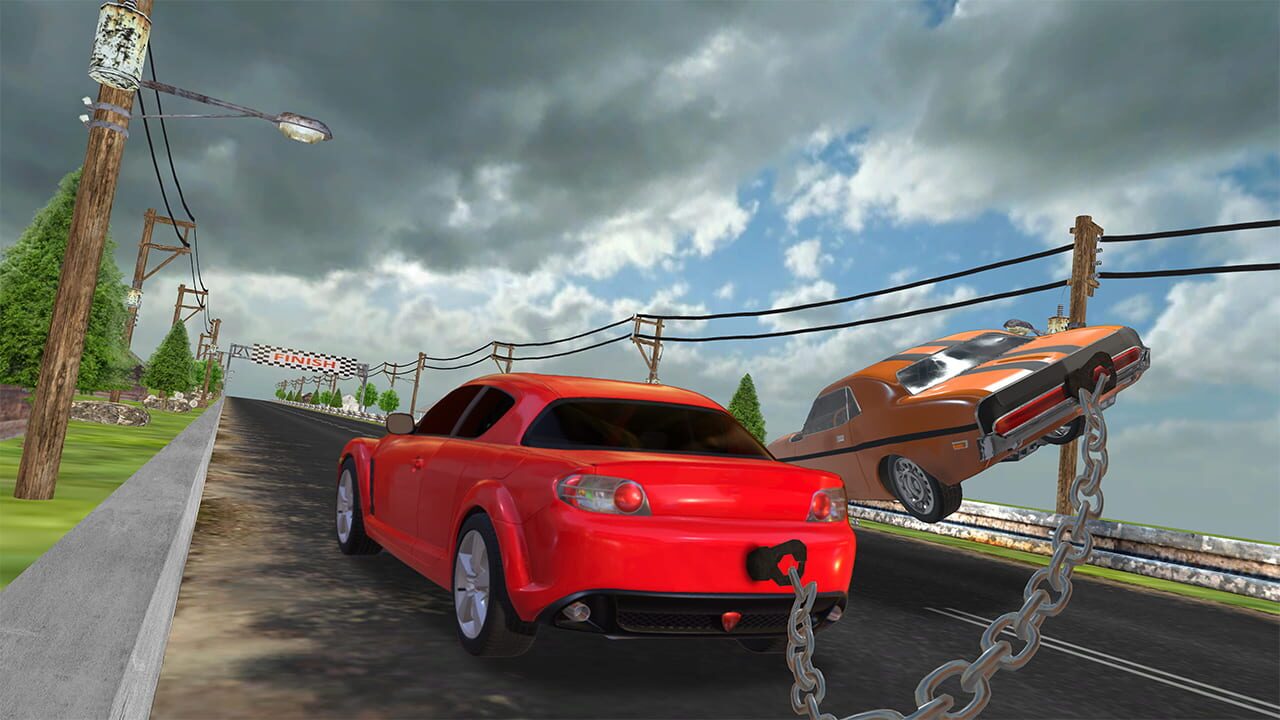 Chain Car Stunt Simulator: 3D Extreme Highway Car Driving Games screenshot