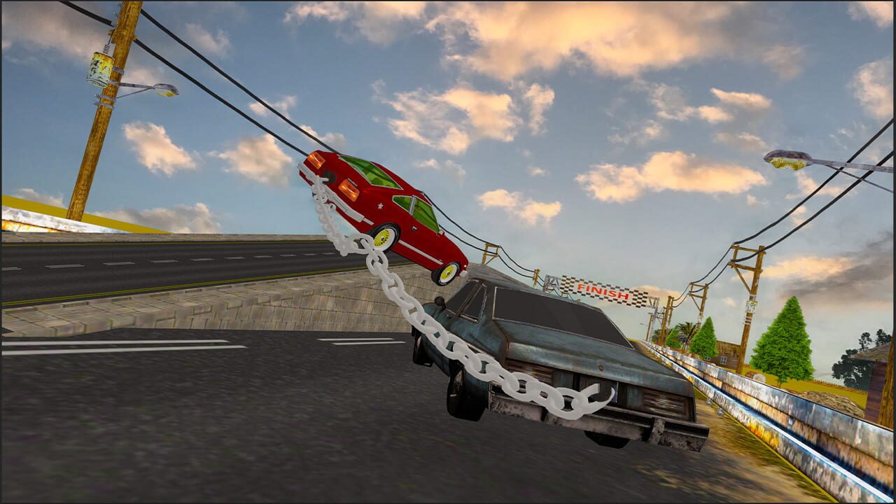 Chain Car Stunt Simulator: 3D Extreme Highway Car Driving Games screenshot