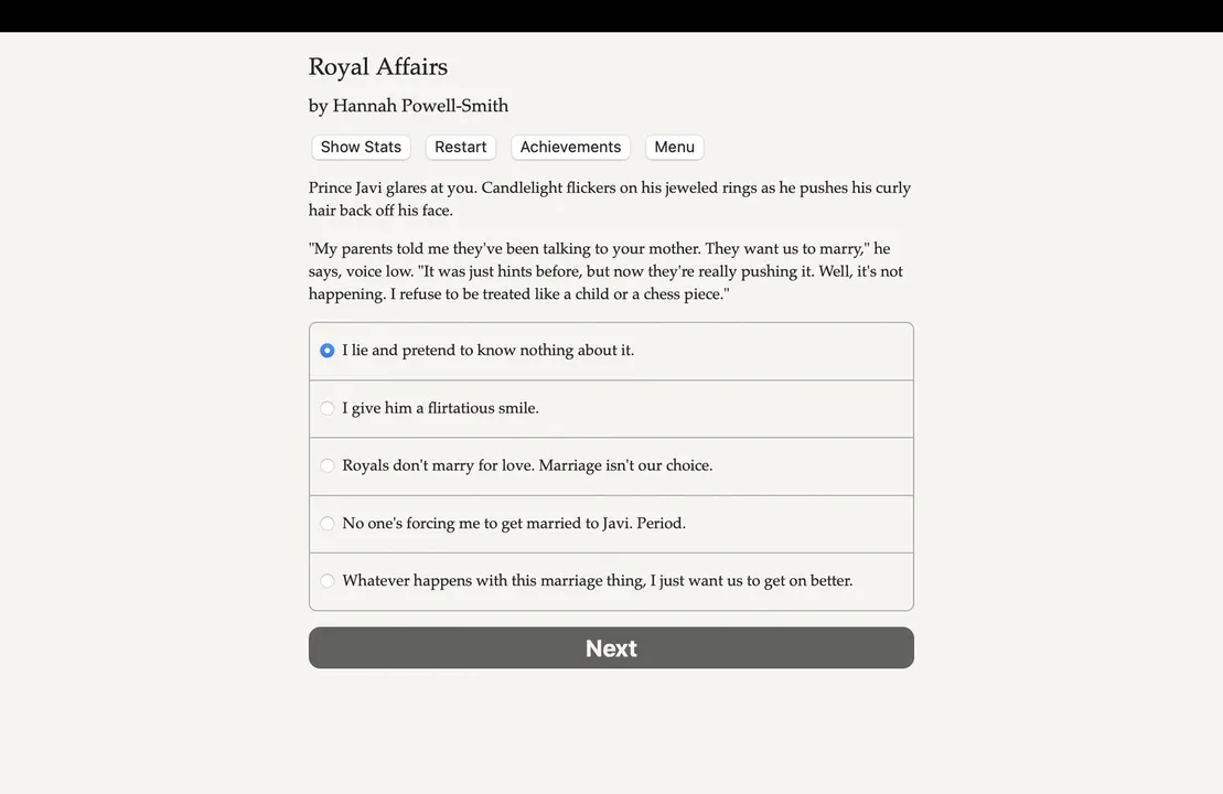 Royal Affairs screenshot 1