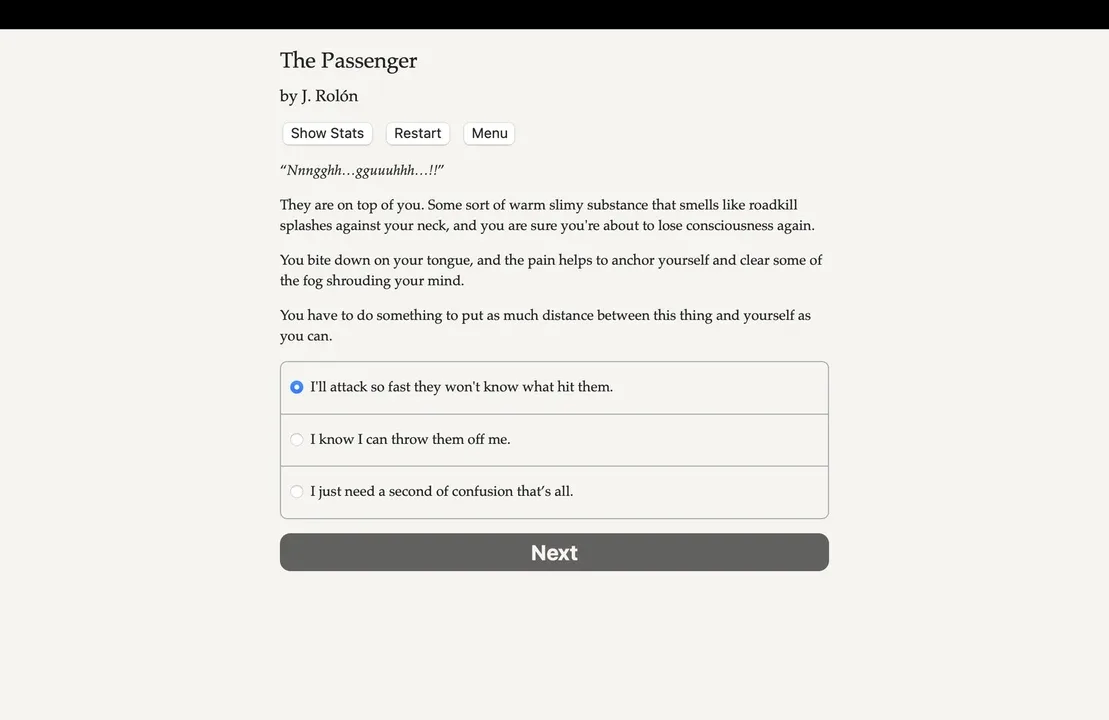 The Passenger screenshot 1