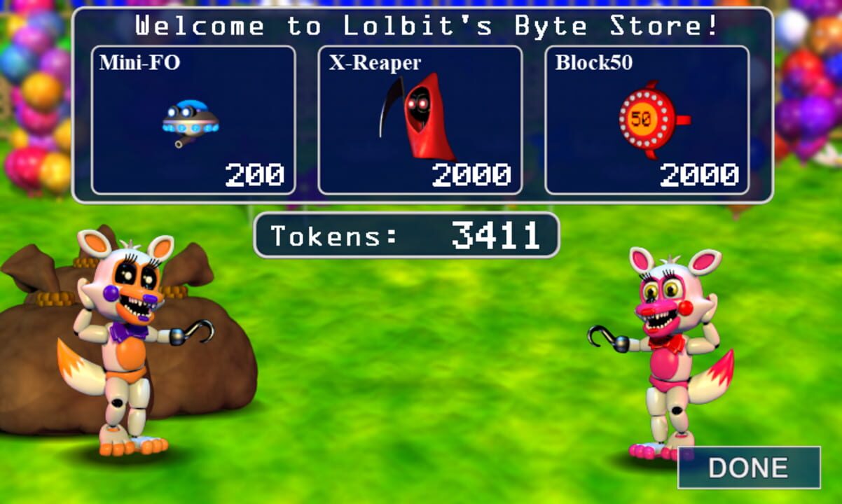 LOLBIT JOINED MY TEAM!!  FNAF World Simulator 