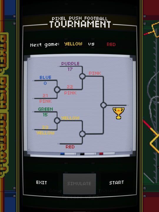 Pixel Push Football - Screenshot 2