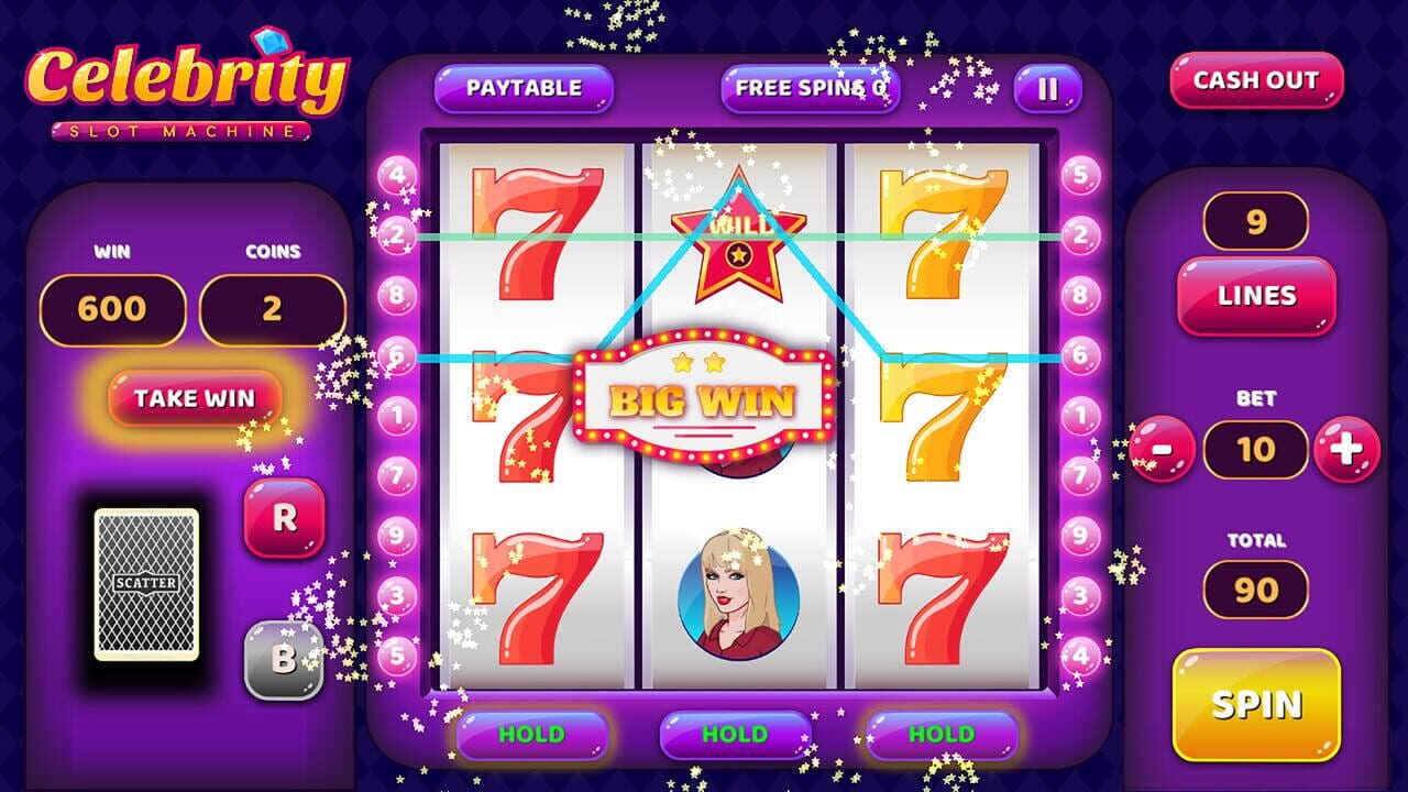 Celebrity Slot Machine screenshot