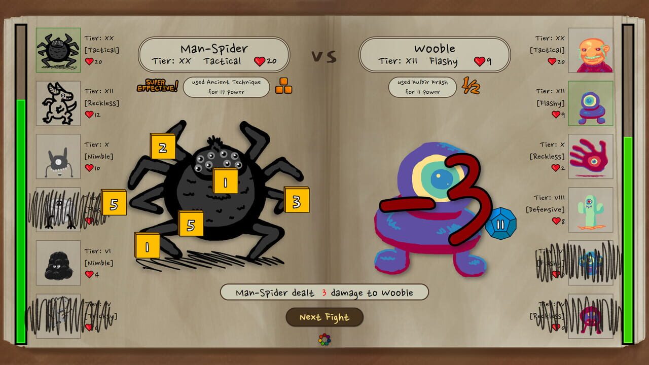 Doodle Dice Monsters screenshot