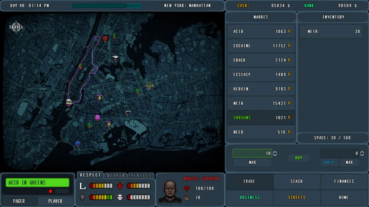 Pusher: Drug Tycoon screenshot 1