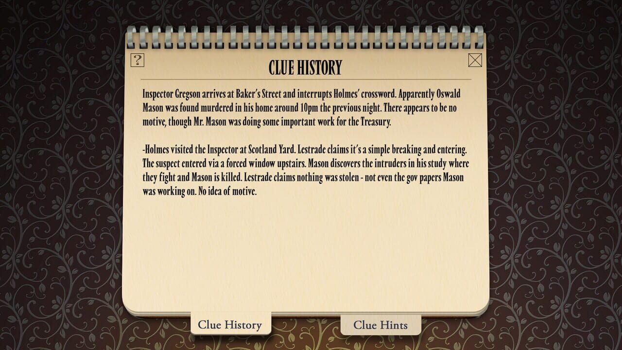 Sherlock Holmes Consulting Detective: The Case of Banker's Final Debt