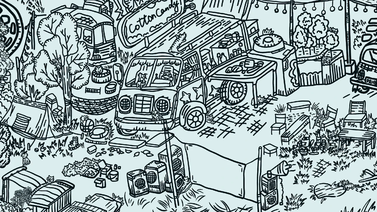 Hidden Cats In Amusement Park screenshot 2