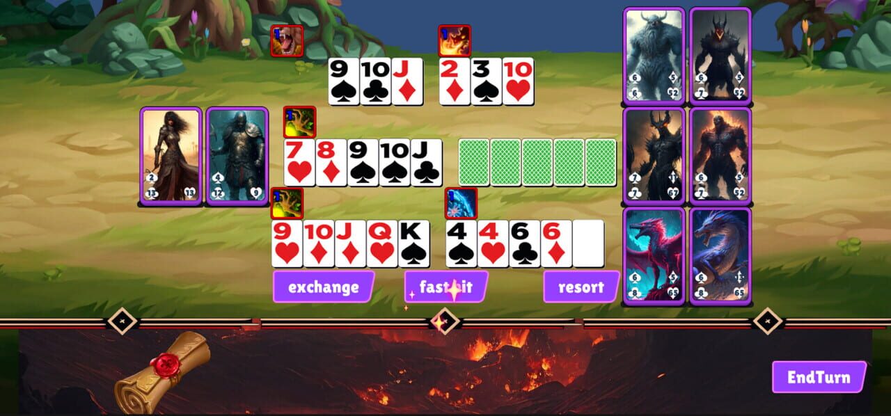 13 Playing Cards of Demon screenshot