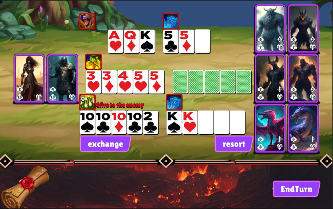 13 Playing Cards of Demon screenshot