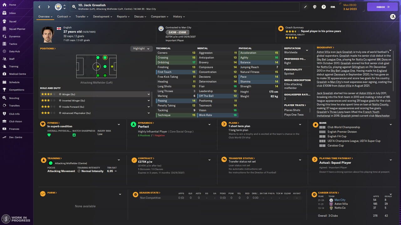 Capture de Football Manager 2024