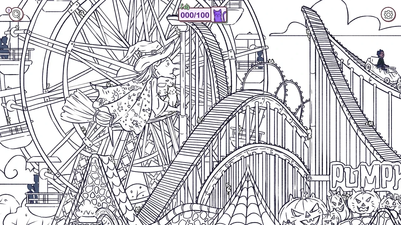 Hidden Cats in Spooky Town screenshot 2