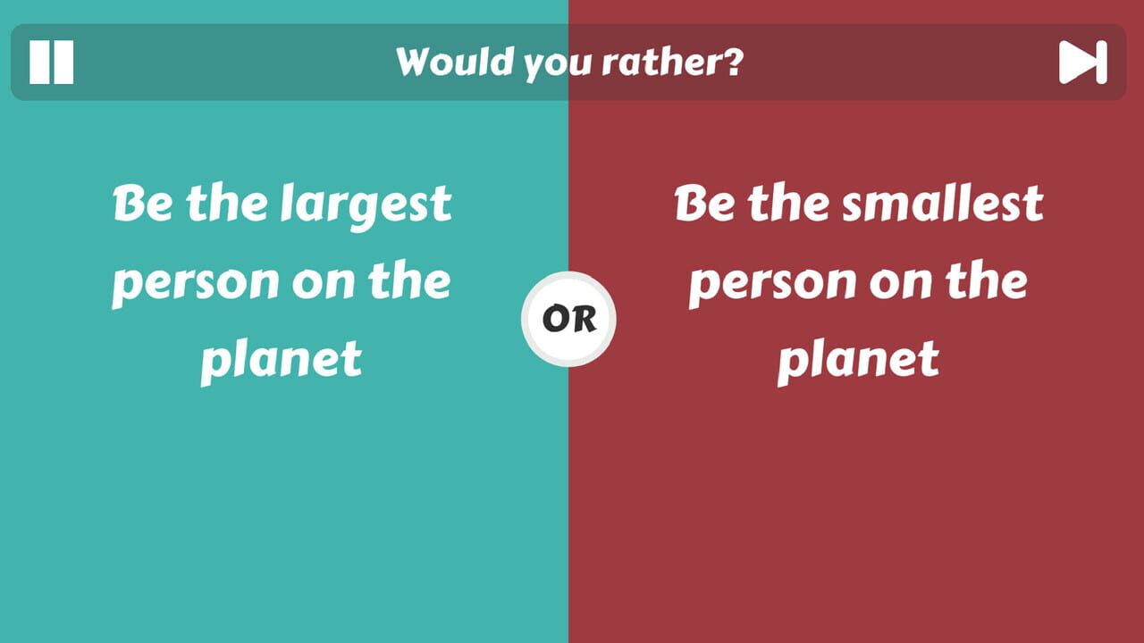 Choice Clash: What Would You Rather? screenshot