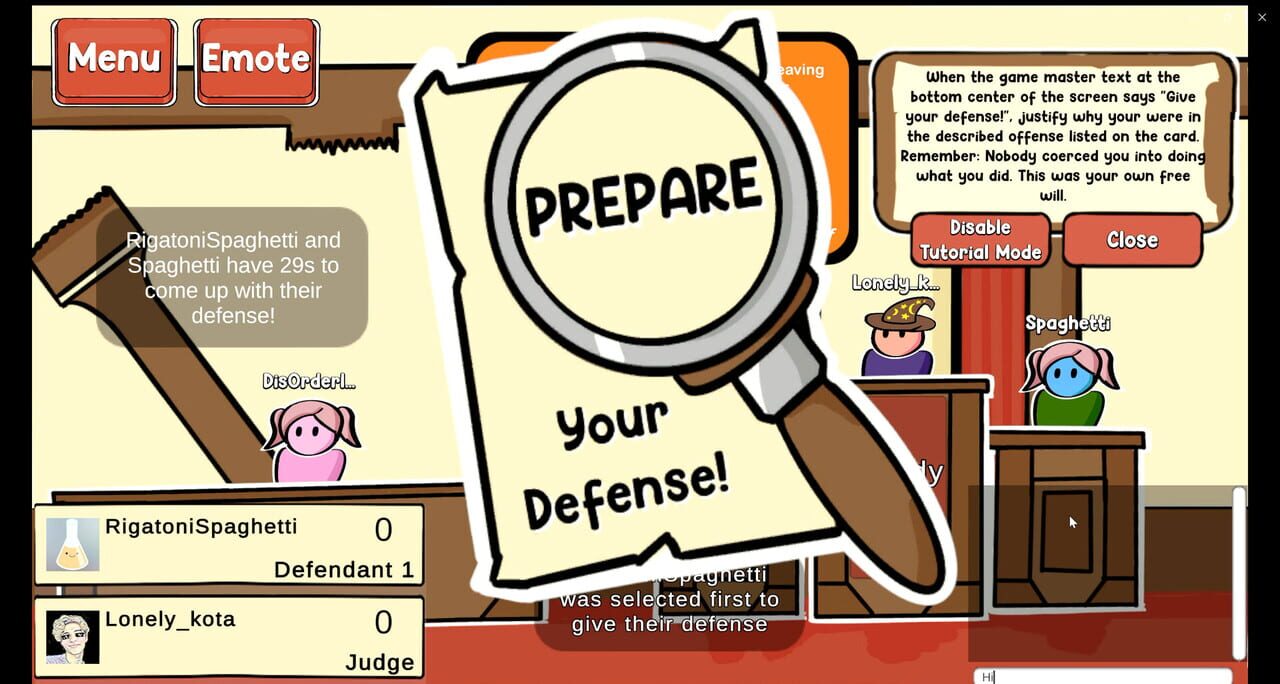 DisOrder in the Court