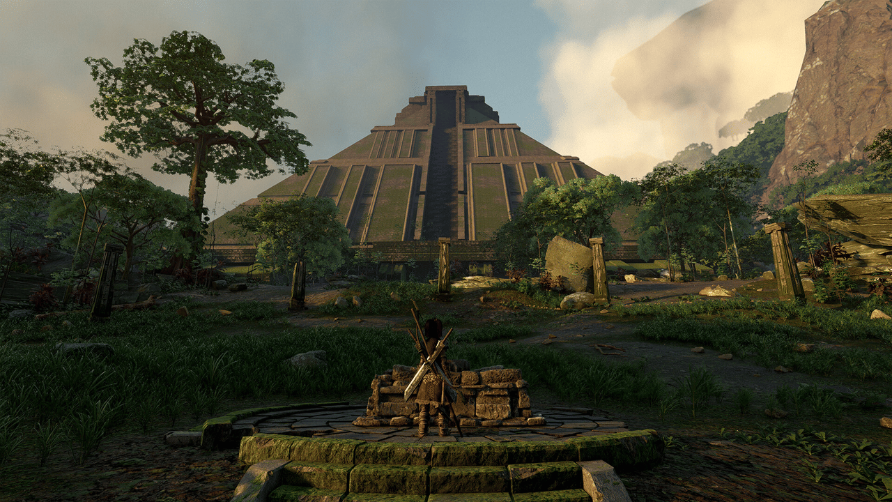 Soulmask pyramid ruin used as an exploration goal after securing base production and core technologies