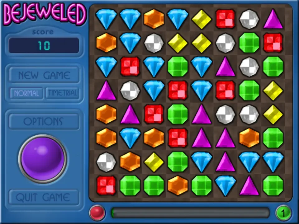 Bejeweled screenshot 2