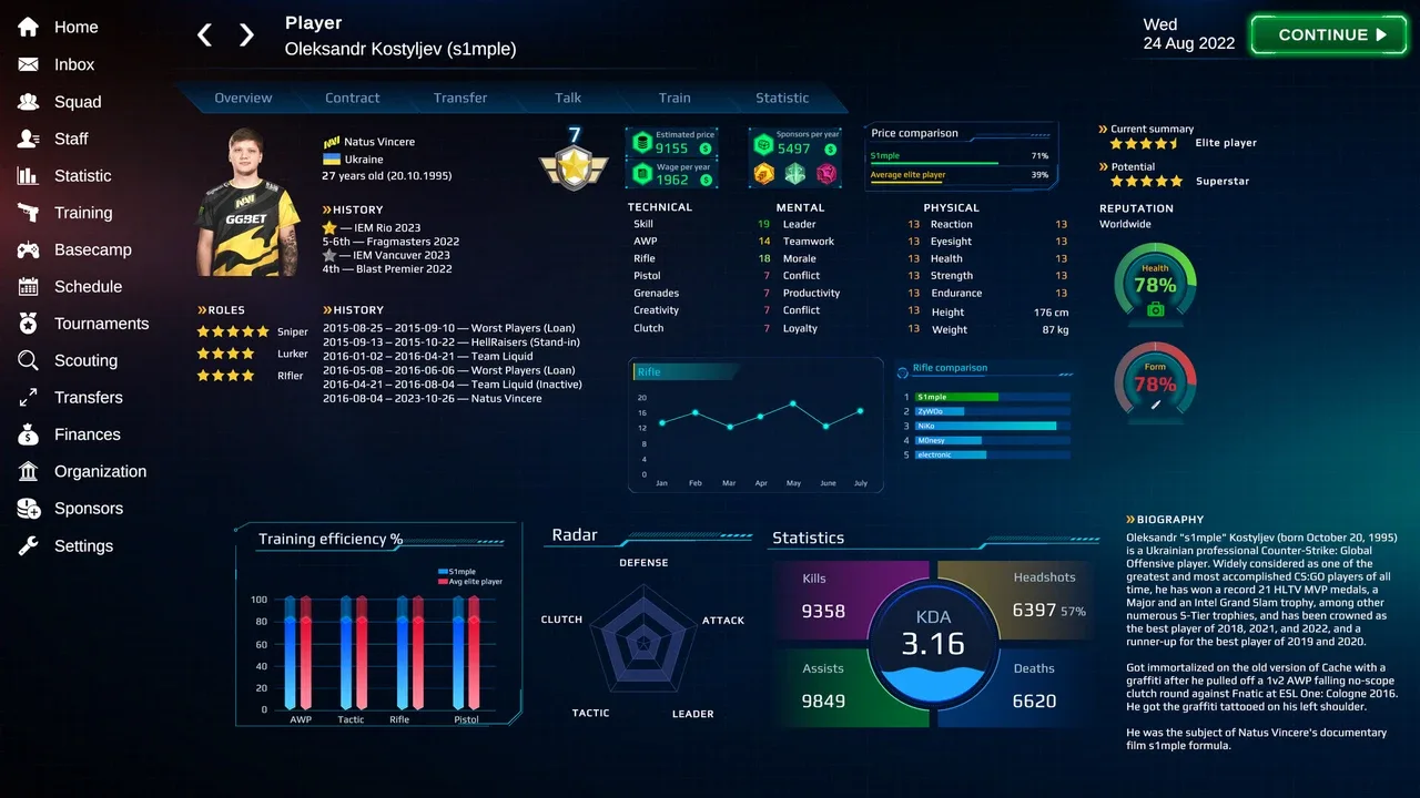 Esports Manager 2026 screenshot 1