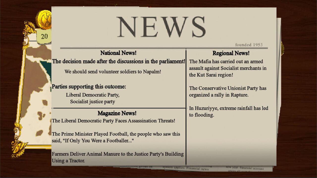 Statecraft: Corrupted Democracy screenshot