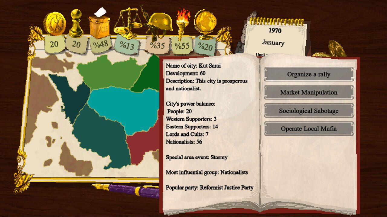 Statecraft: Corrupted Democracy screenshot