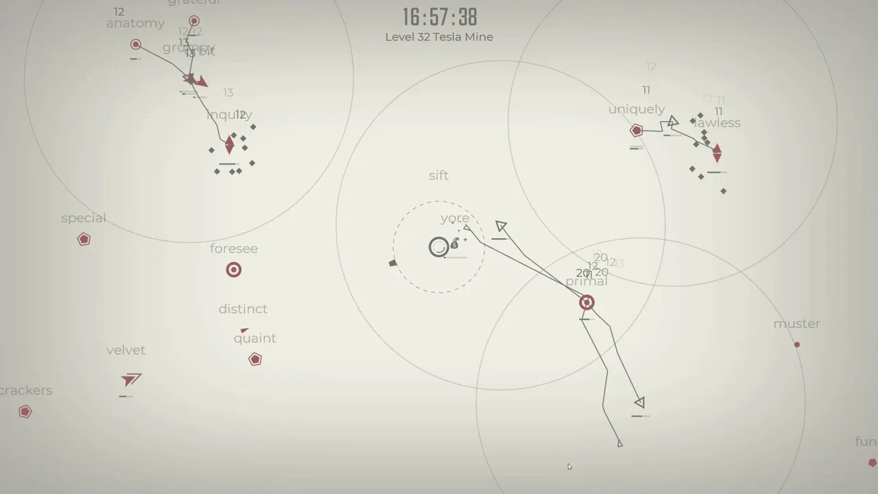 Glyphica: Typing Survival screenshot 1