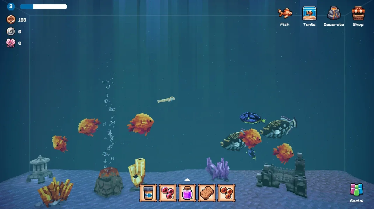 Tiny Aquarium: Social Fishkeeping screenshot 1