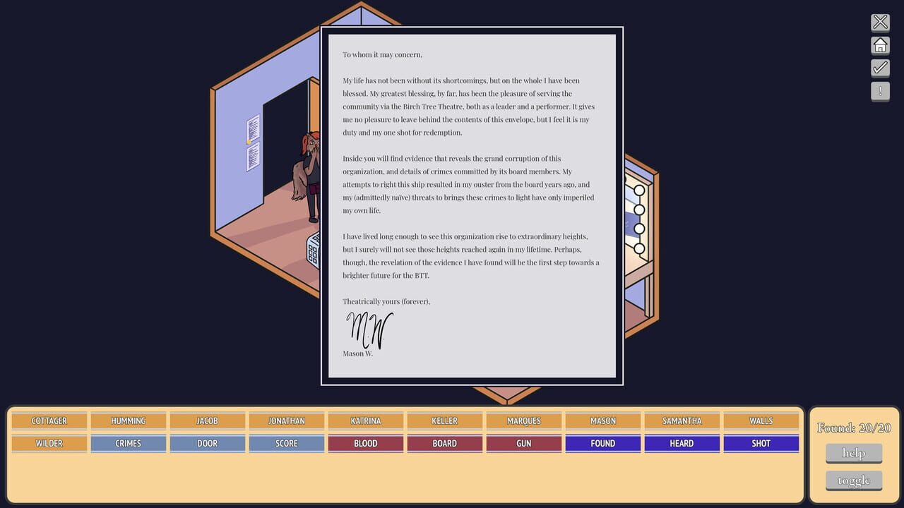 Murder at the Birch Tree Theater screenshot