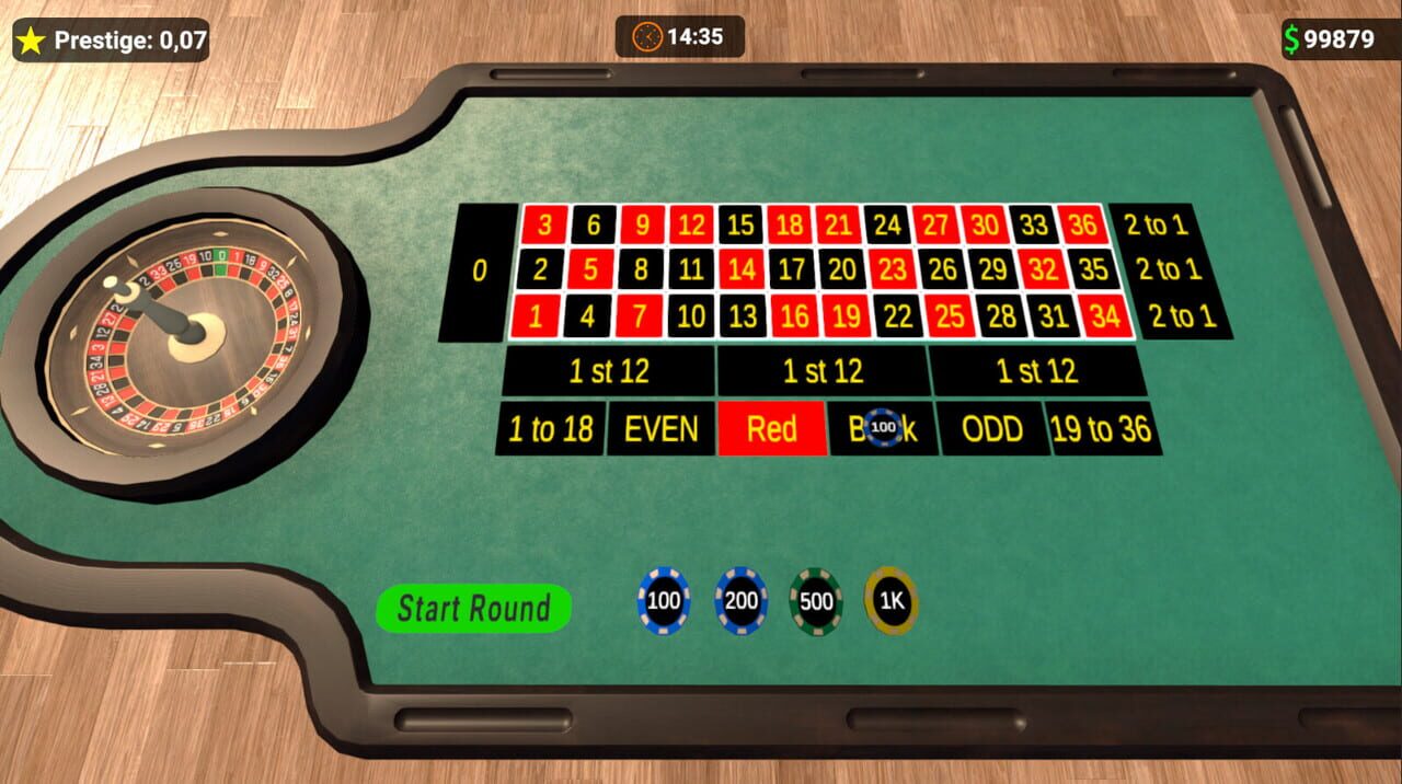 Capture de Casino Simulator