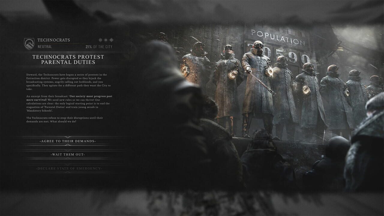 Capture de Frostpunk 2