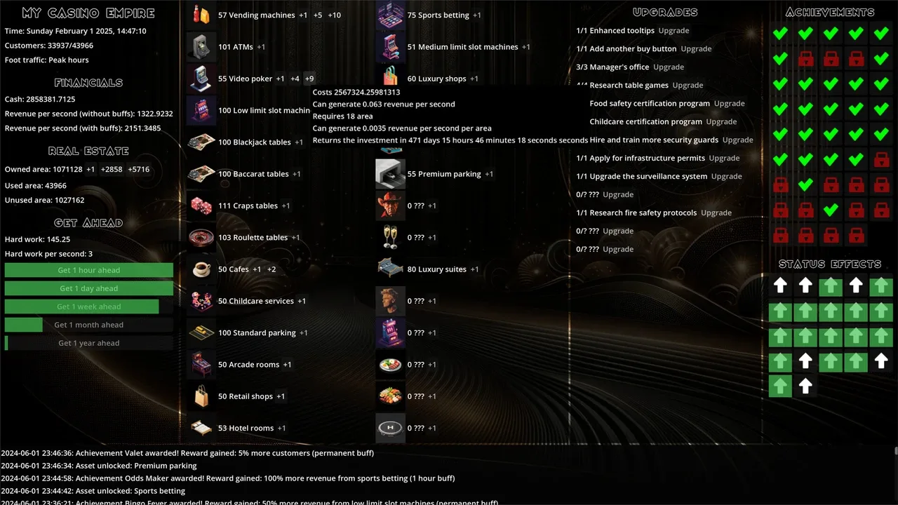 Idle Casino Empire screenshot 2