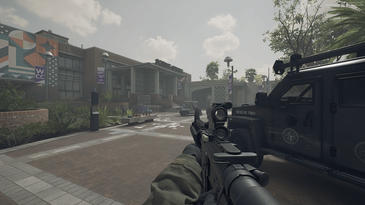 Ready or Not gameplay screenshot - first-person approach