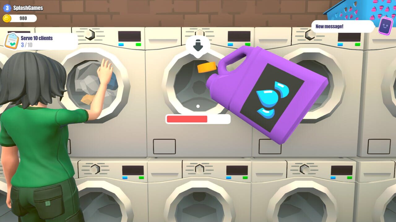 Capture de Laundry Simulator