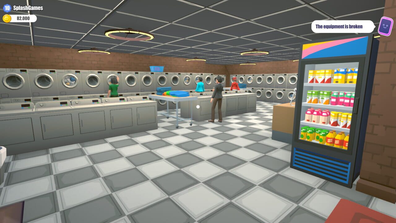 Capture de Laundry Simulator
