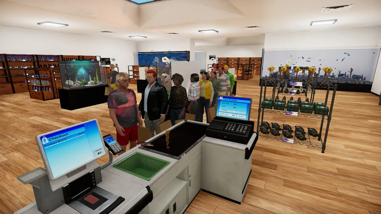 Aquatic Supermarket Simulator screenshot 1