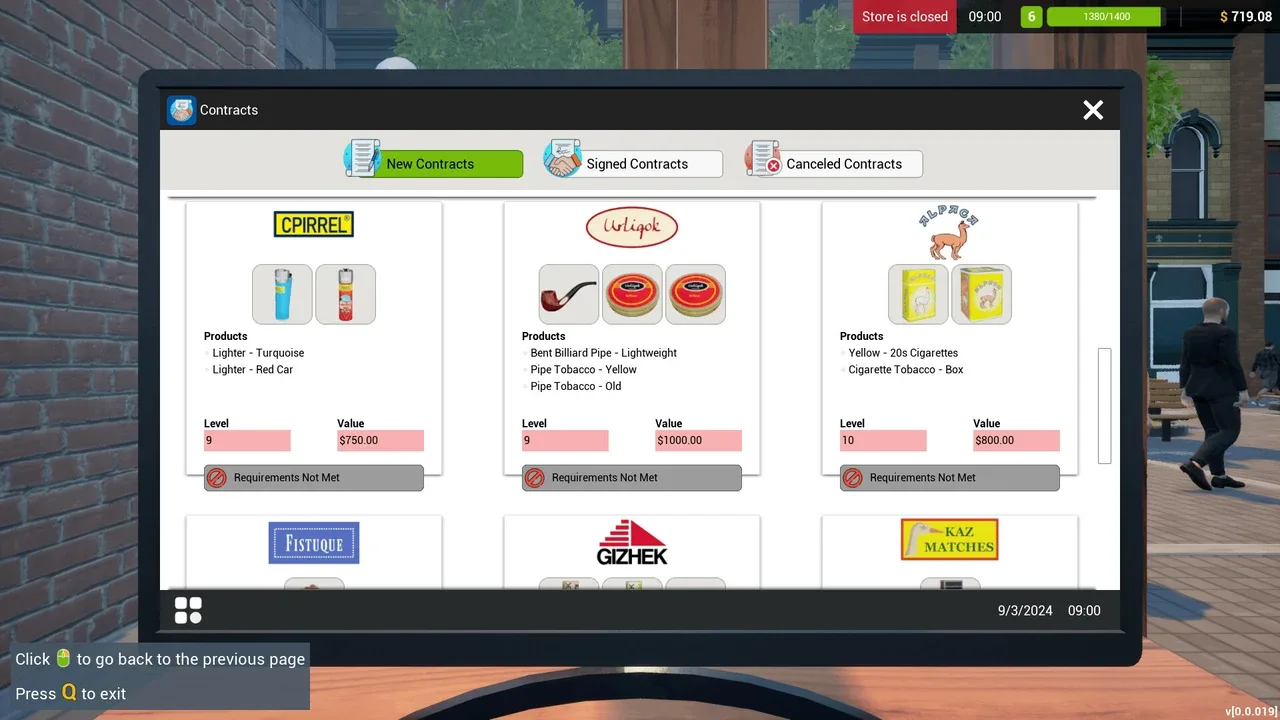 Tobacco Shop Simulator screenshot 1