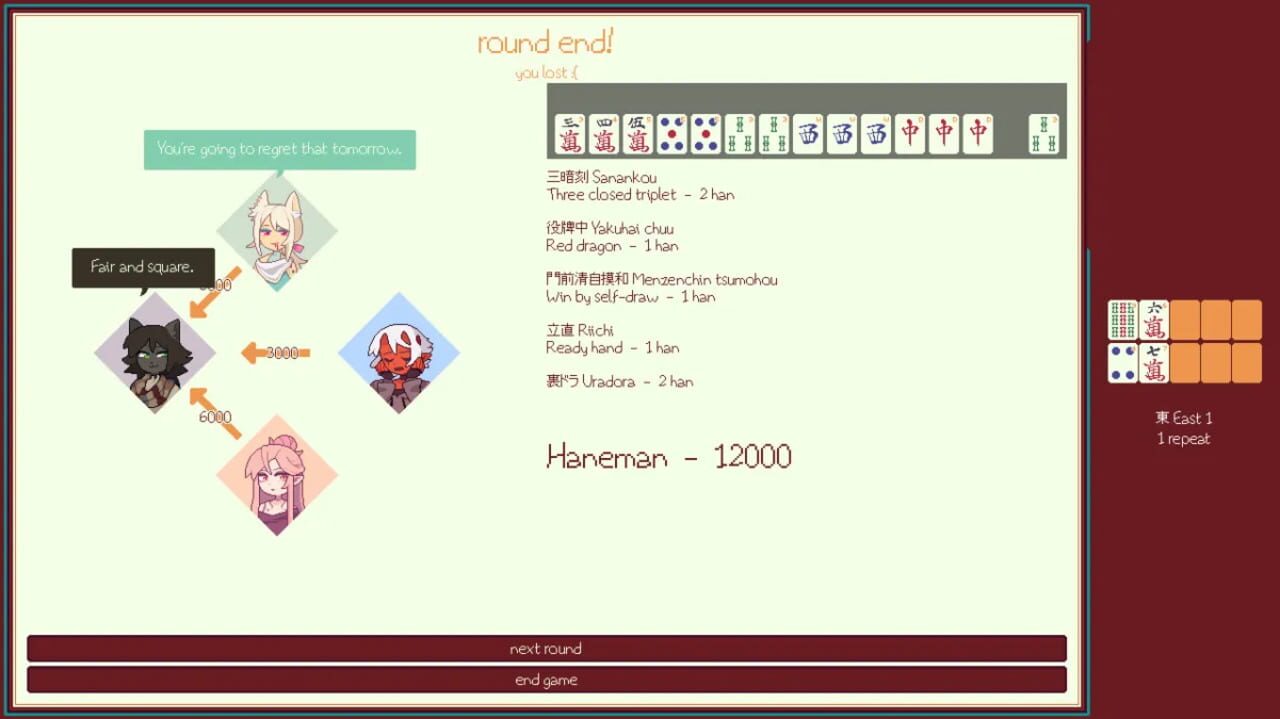 Dirtbag Mahjong screenshot