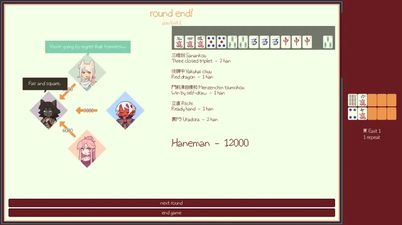 Dirtbag Mahjong screenshot 2