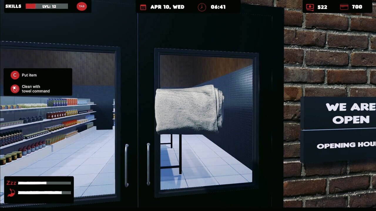 Supermarket Surviving Simulator