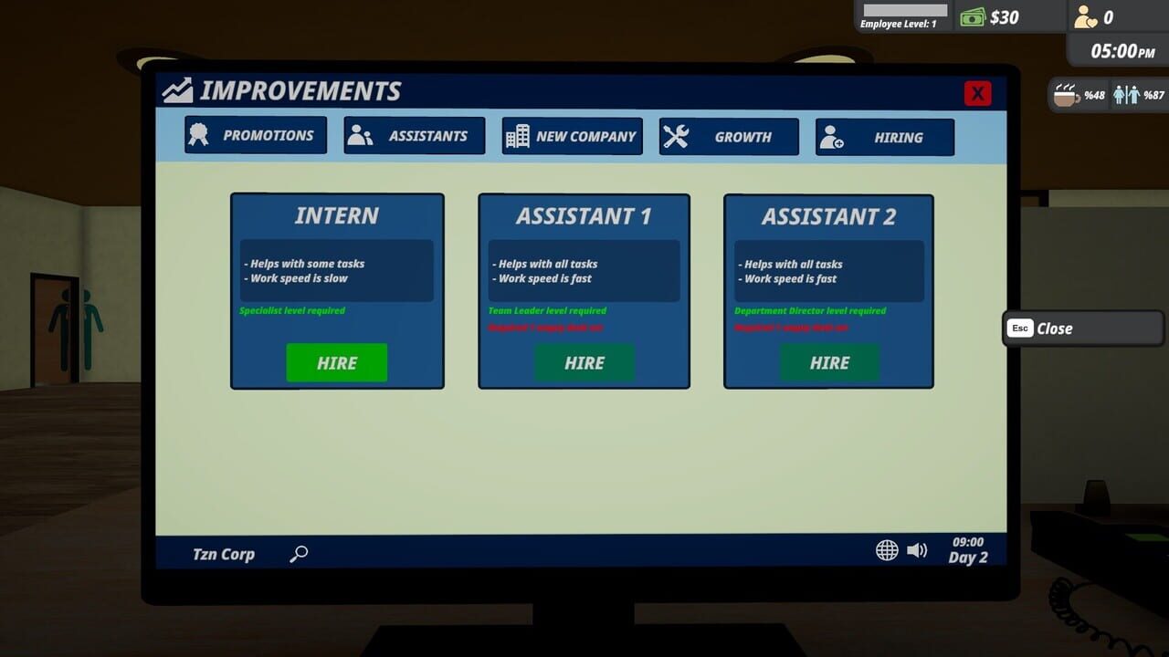 Office Simulator screenshot