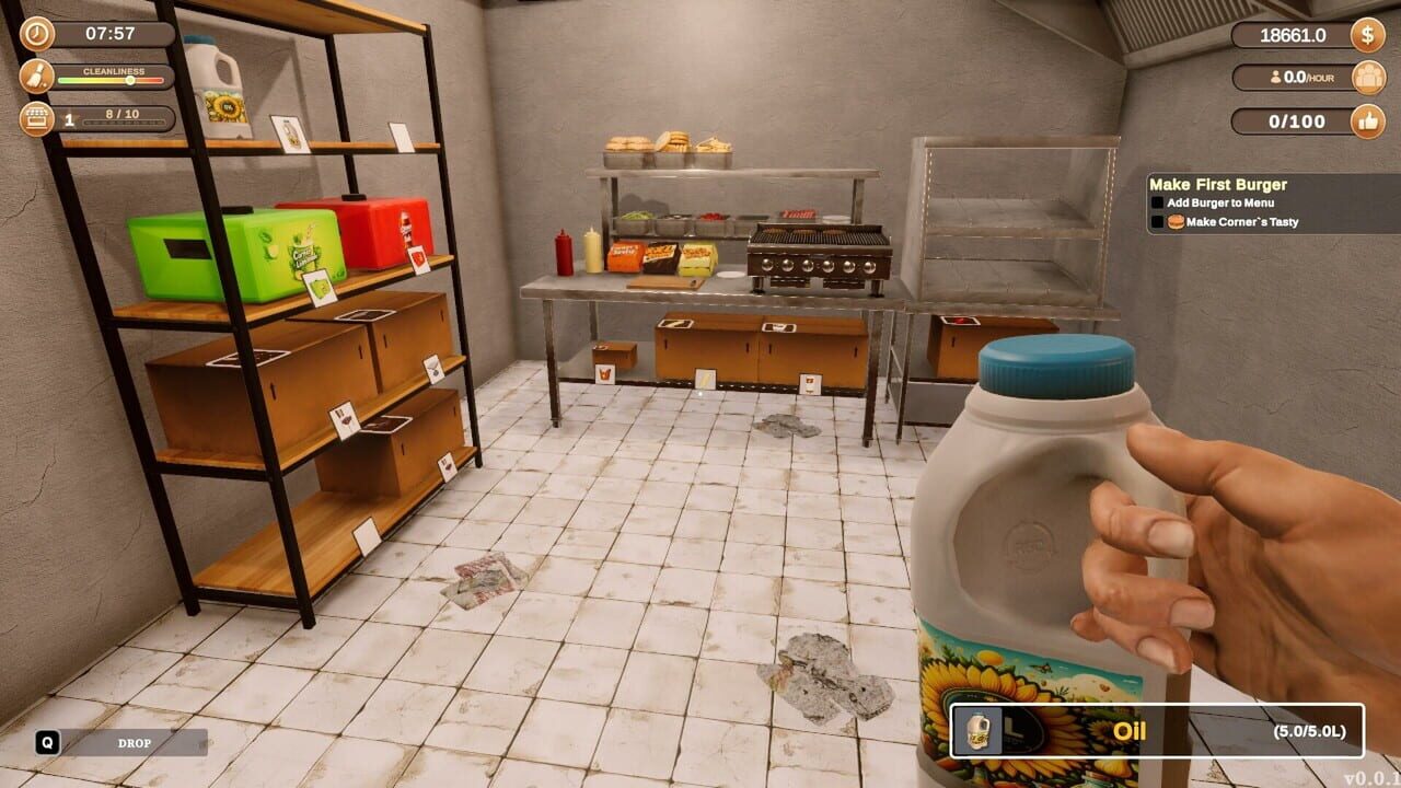 Corner Kitchen Fast Food Simulator screenshot